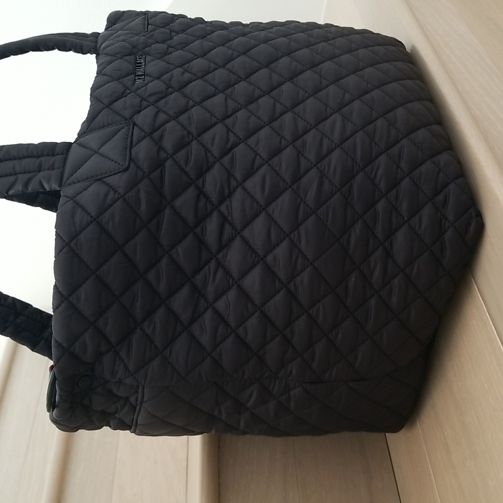 MZ Wallace Black Large Metro Tote Deluxe - with Luggage Opening - Picture 6 of 15